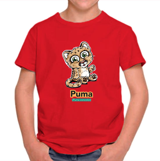 Polera niño – Puma cachorro