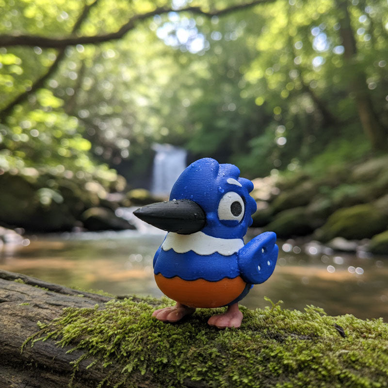 Figura 3D - Martín pescador