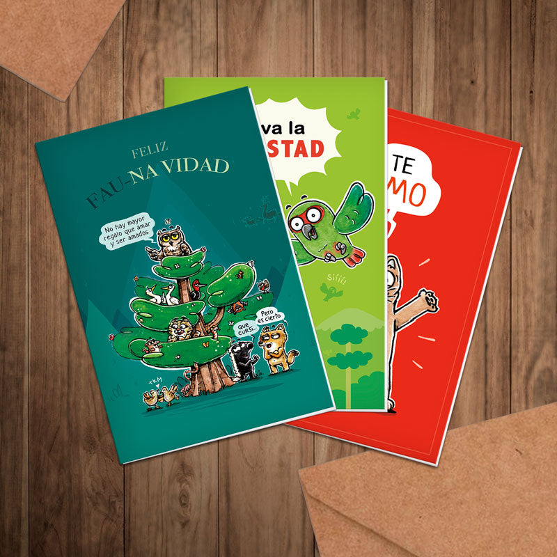 Tarjeta – FauNavidad 01