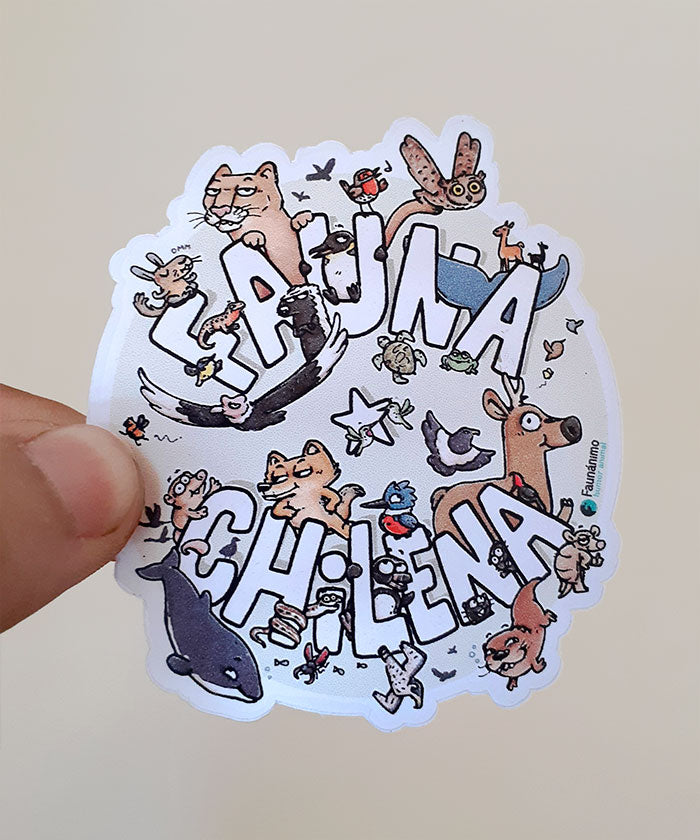 Sticker_tr1 – fauna chilena