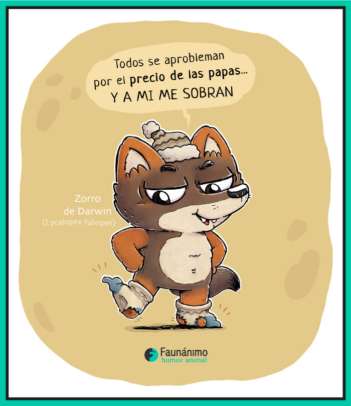 Zorro chilote con papas