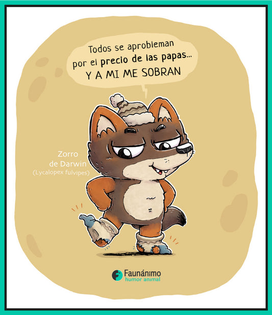 Zorro chilote con papas