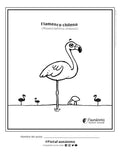 Flamenco Coloreable | Dibujos para pintar