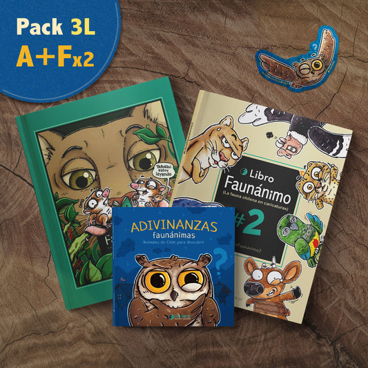 Pack 3 Libros A+Fx2