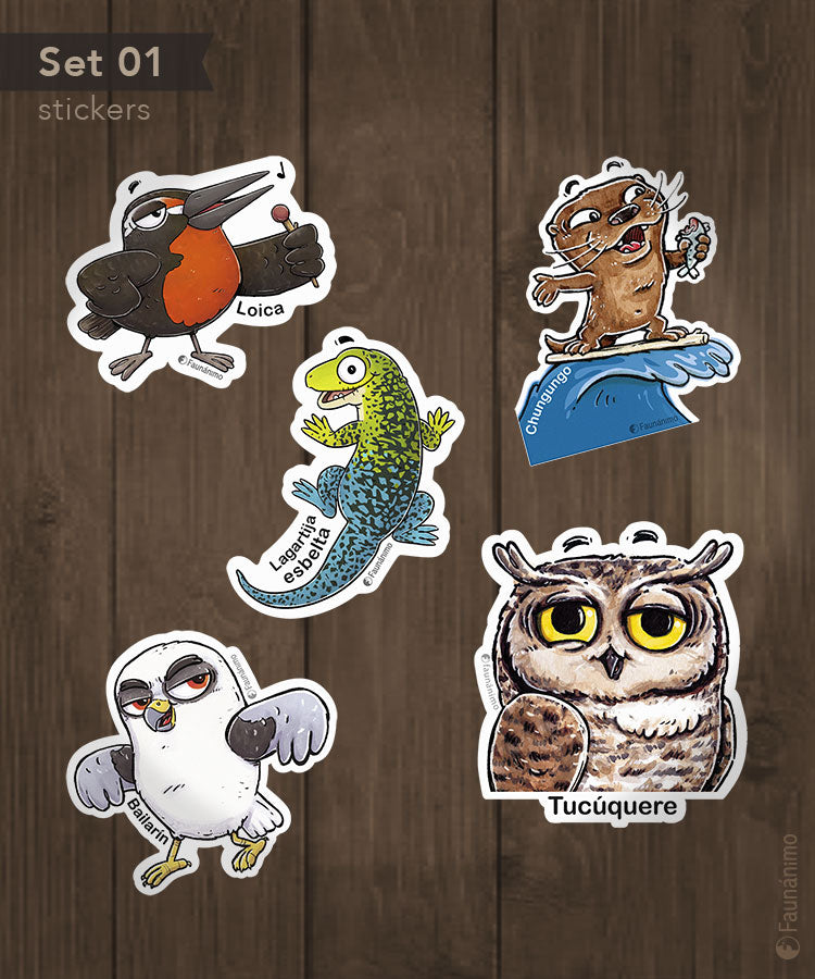 Set de stickers - 01