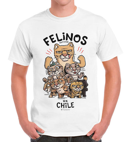 Polera Felinos de Chile