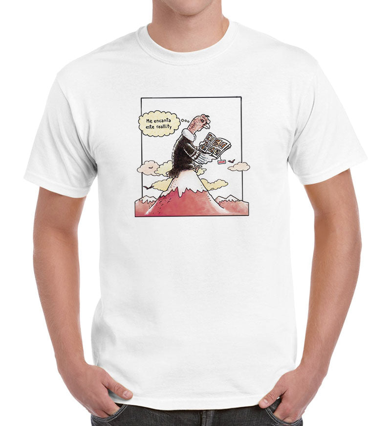 Polera Cóndor Leyendo - Unisex / S