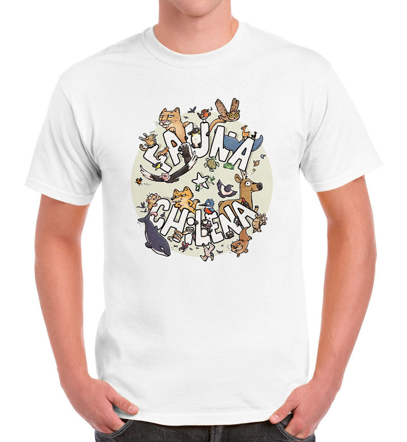 Polera Fauna chilena - Unisex / S