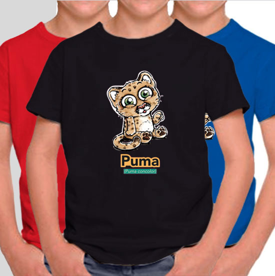 Polera niño – Puma cachorro