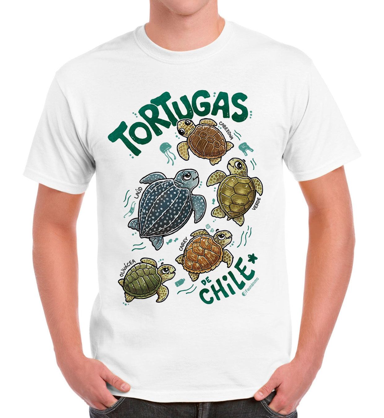 Polera Tortugas de Chile