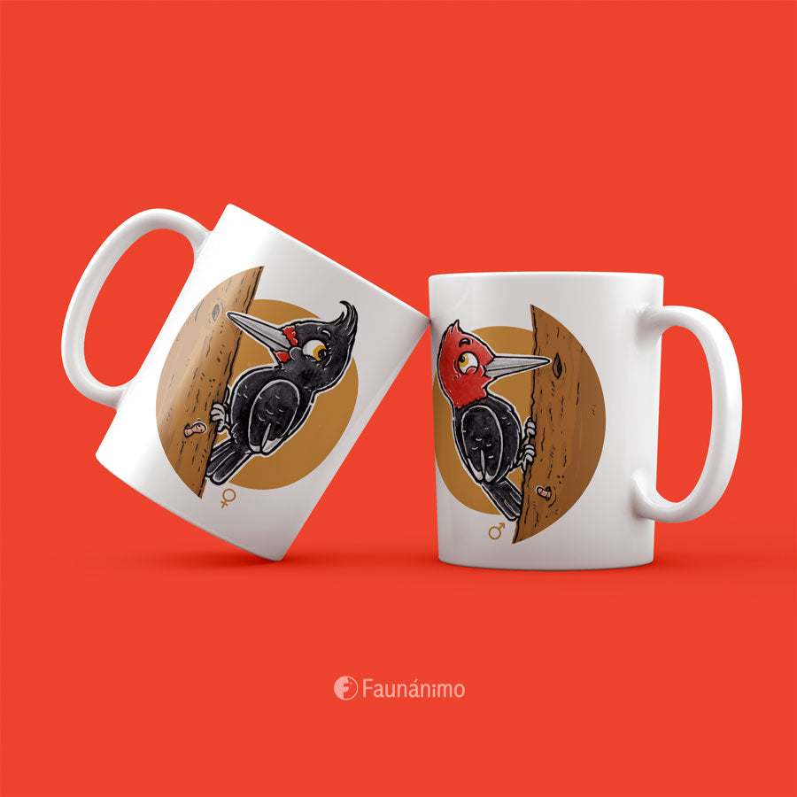 Tazones de parejas | Carpintero negro