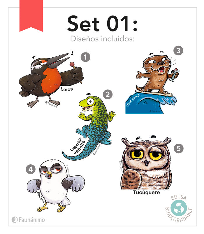 Set de stickers - 01