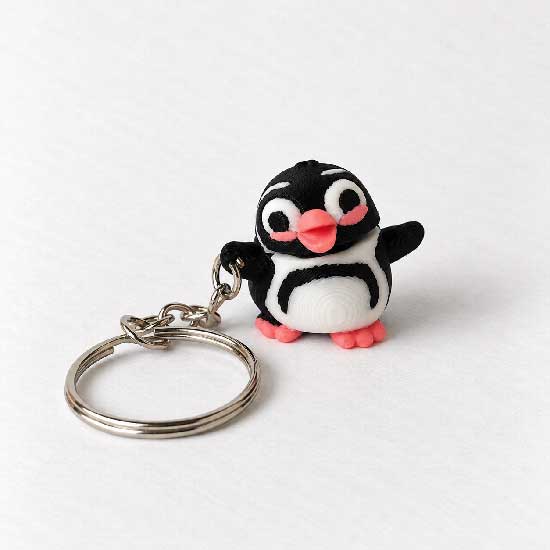 Llaveros 3D - Pingüino de humboldt