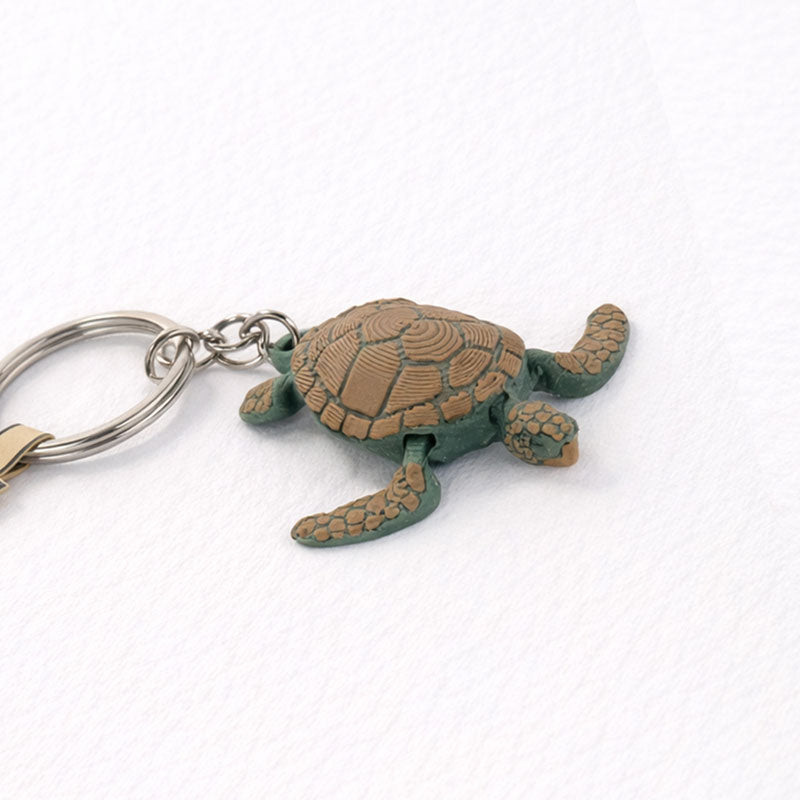 Llavero 3D -  Tortuga verde