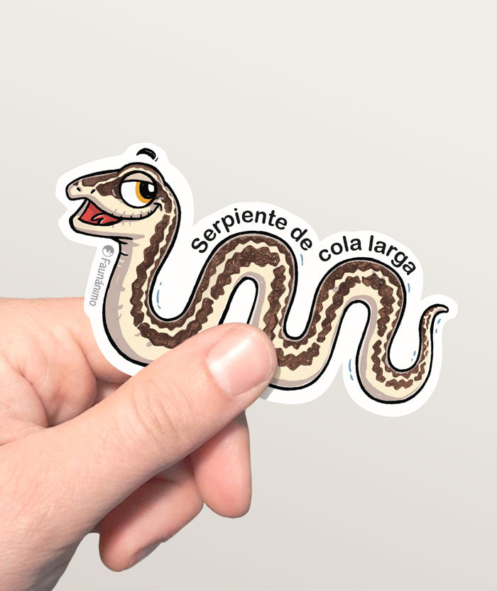 Sticker_tr1 – Serpiente de cola larga