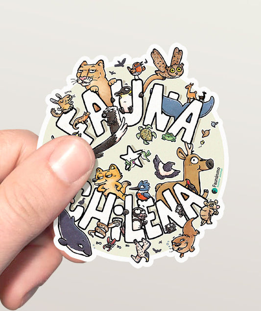 Sticker_tr1 – fauna chilena