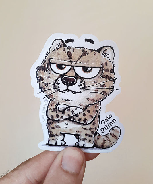 Sticker_tr1 – Gato huiña