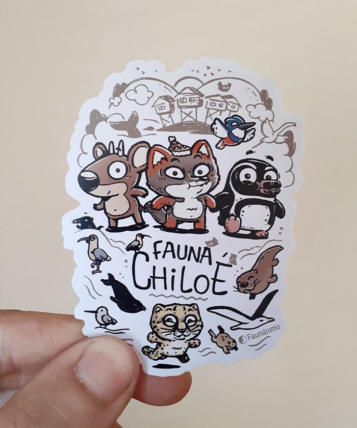 Sticker_tr1 – Fauna de Chiloé