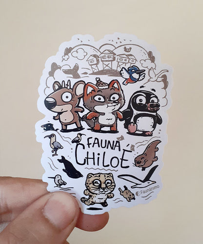 Sticker_tr1 – Fauna de Chiloé