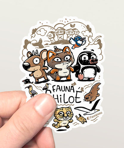 Sticker_tr1 – Fauna de Chiloé